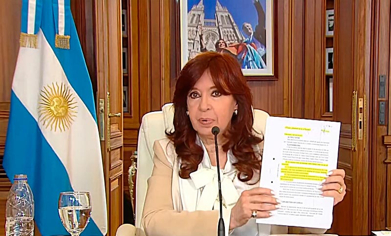Cristina Kirchner: «Piden 12 años de prisión por los 12 años del mejor gobierno que tuvo la Argentina»