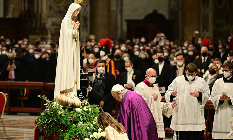 El papa Francisco, la Virgen de Fátima y la guerra de Ucrania
