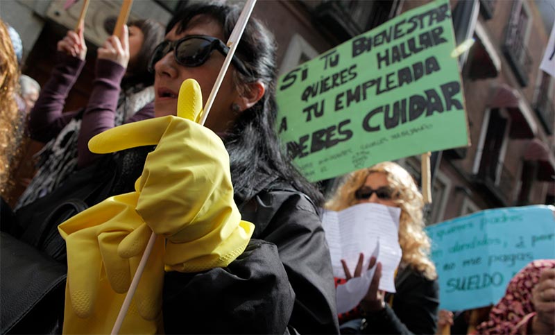 España: una resolución del gobierno amplió los derechos laborales de empleadas domésticas