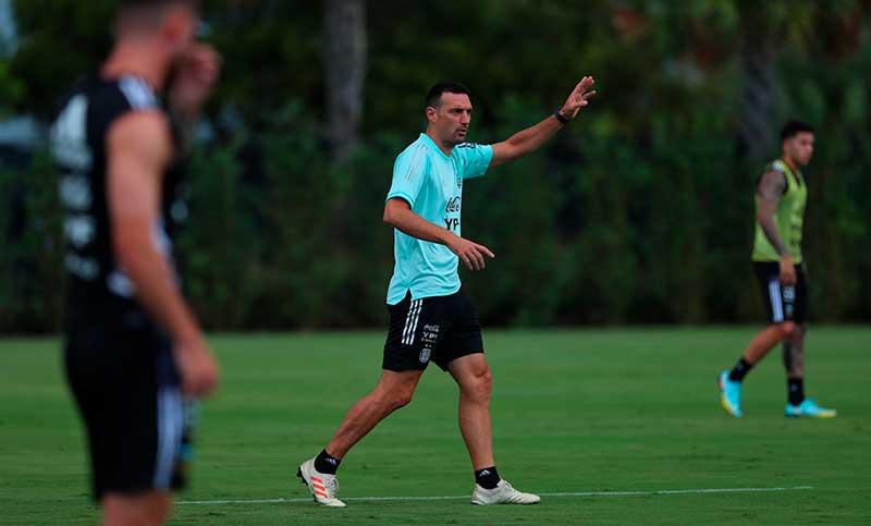 Scaloni ultima detalles para jugar el amistoso ante Honduras