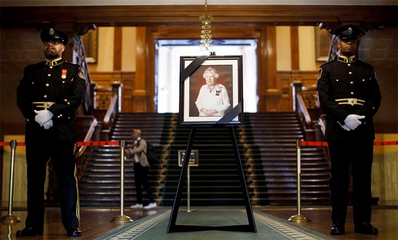 Con un histórico operativo de seguridad, comenzó el funeral de Isabel II