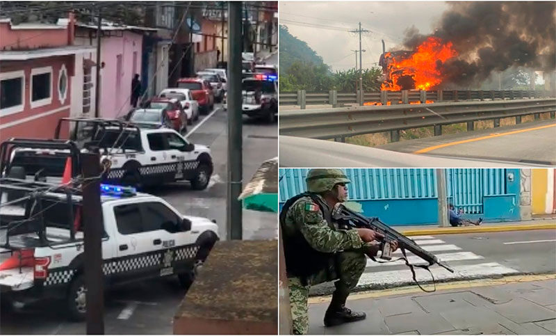 Un brutal enfrentamiento entre la policía y bandas narcos desató terror en México