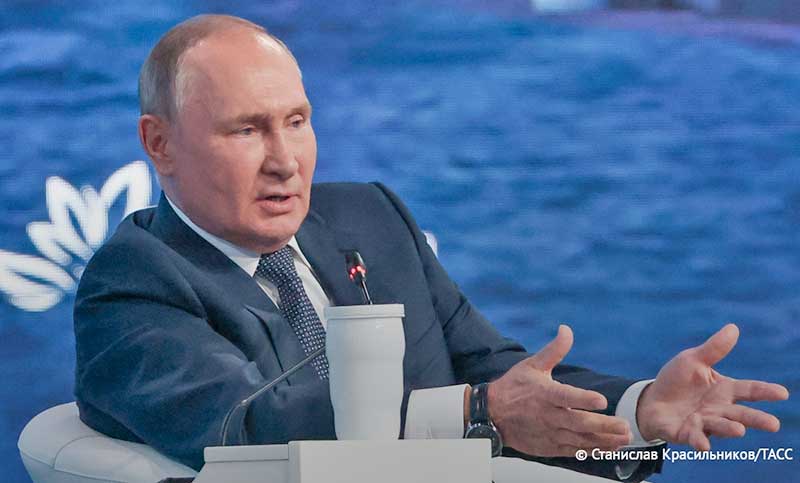 Putin le advirtió al G7 que no entregará gas, ni petróleo ni carbón si le ponen tope a los precios rusos  