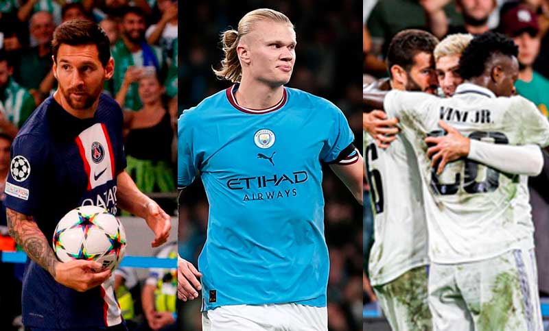 Champions League: ganaron PSG, Manchester City y Real Madrid