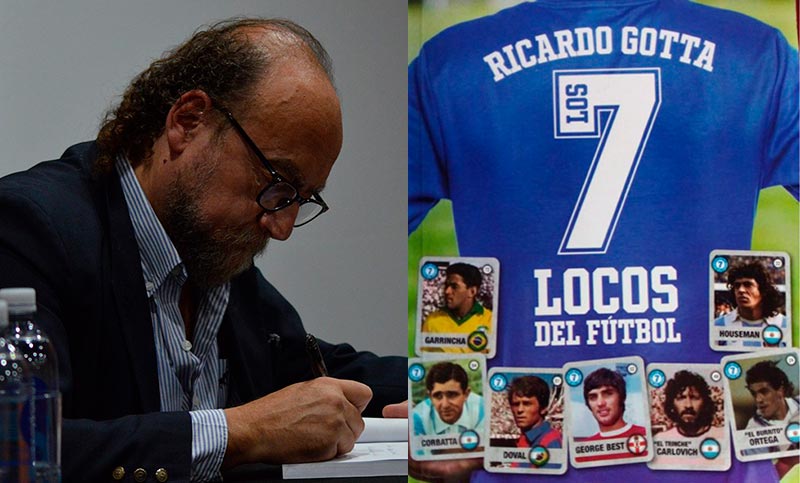 Ricardo Gotta presenta «Los 7 locos del fútbol» en la Feria del Libro