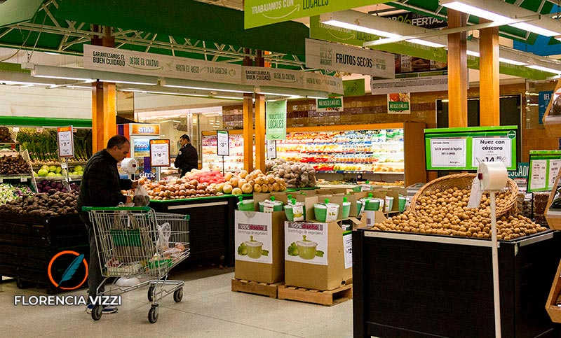 Las ventas en supermercados aumentaron un 5,3% interanual en julio