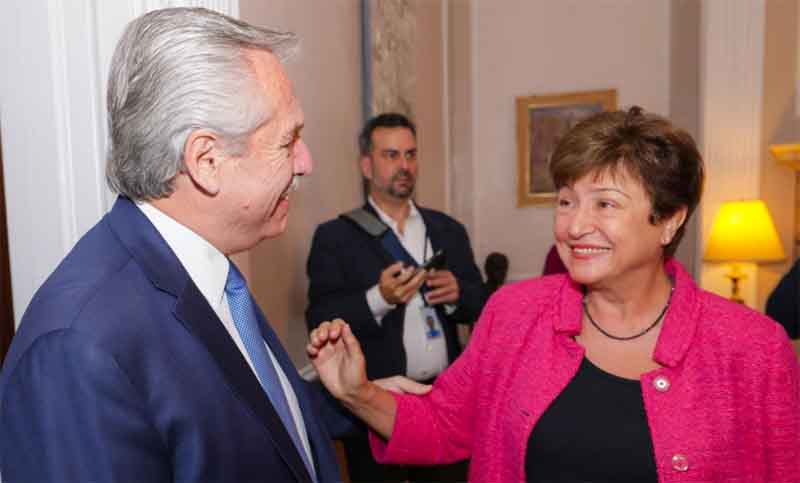 Georgieva destacó el «avance considerable» con la Argentina en la marcha del acuerdo con el FMI