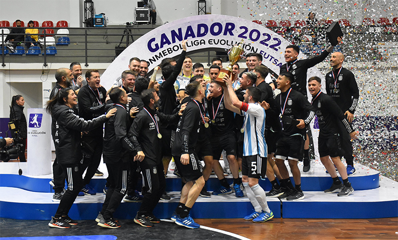 Argentina se quedó con la Liga Evolución de futsal