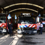 Bomberos de Funes cuentan con tres nuevos autombombas donados por la comunidad