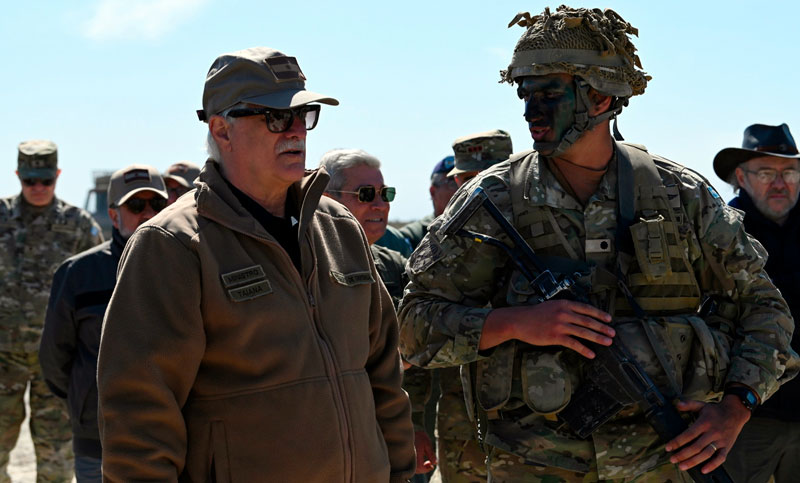 Las Fuerzas Armadas realizaron ejercicios militares con tecnología nacional