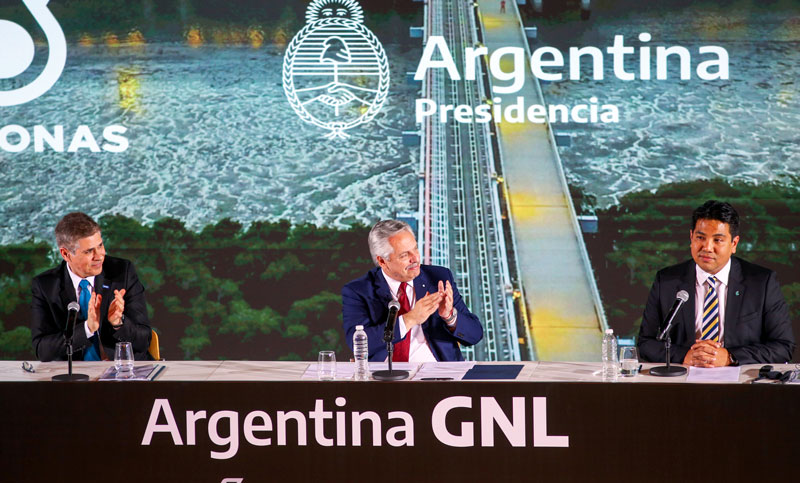 El Gobierno construirá una planta de gas natural licuado por US$ 10.000 millones