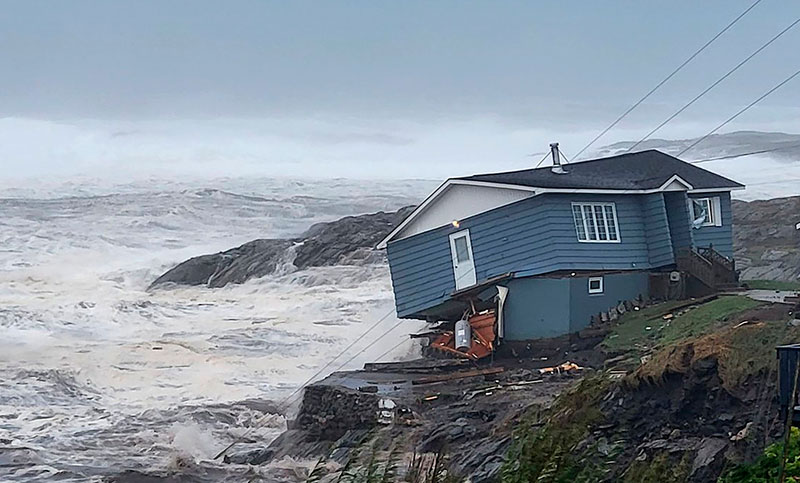 El huracán Fiona se convirtió en tormenta postropical tras sacudir el este de Canadá