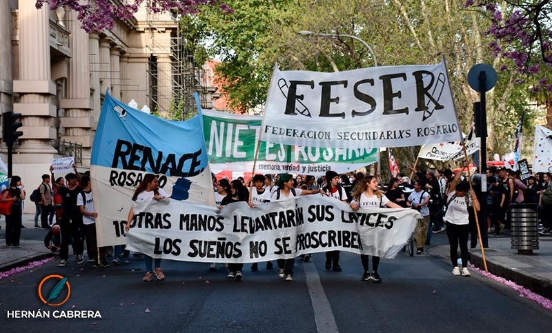A 46 años de la trágica Noche de los Lápices, estudiantes marcharon en Rosario