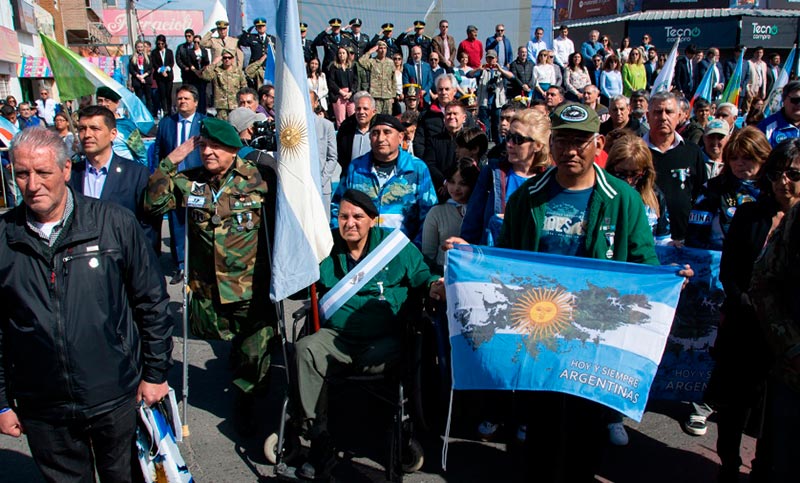 Excombatientes cerraron el fin de semana malvinense en Neuquén