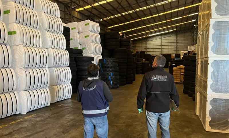 Aduana prepara una demanda penal contra los importadores de neumáticos por uso abusivo de cautelares