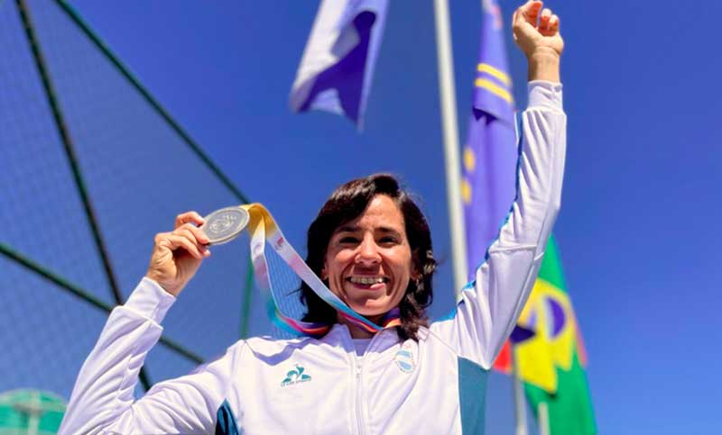 Agustina Apaza obtiene la primera medalla para Argentina en los Odesur