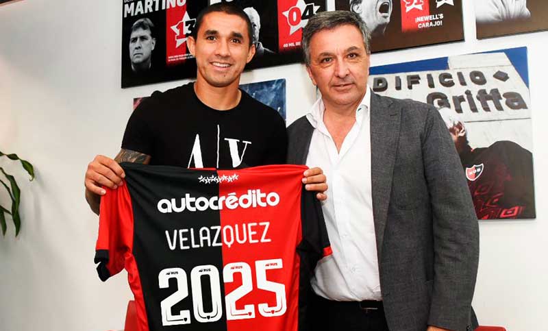 Gustavo Velázquez firmó contrato con Newell’s hasta 2025