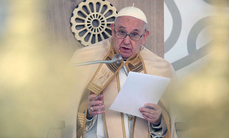 Francisco participará de un encuentro interreligioso por la paz con Macron y Mattarella