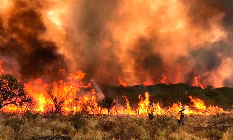 Jujuy, Salta y Córdoba registran incendios activos en el país