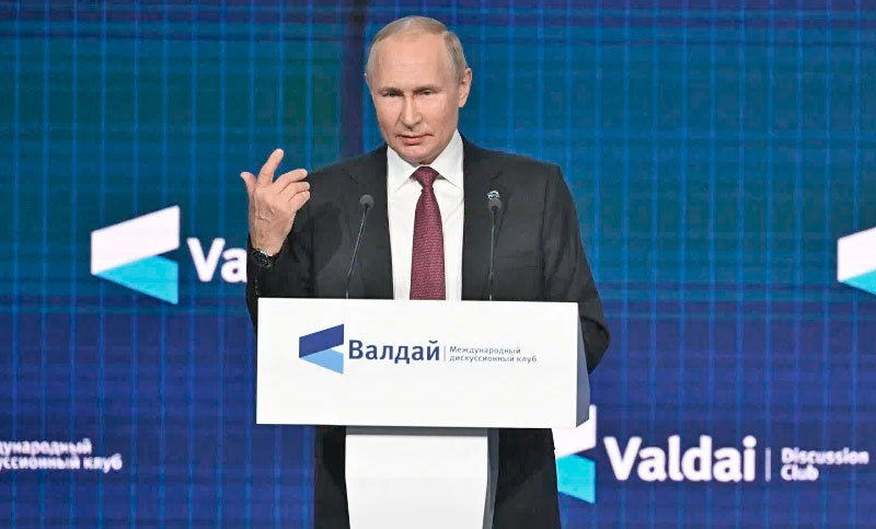 Putin afirma que el mundo entra en su década «más peligrosa e impredecible»