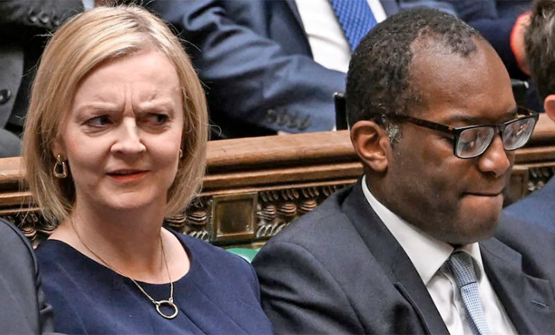 La primera ministra británica, Liz Truss, destituyó al ministro de Finanzas