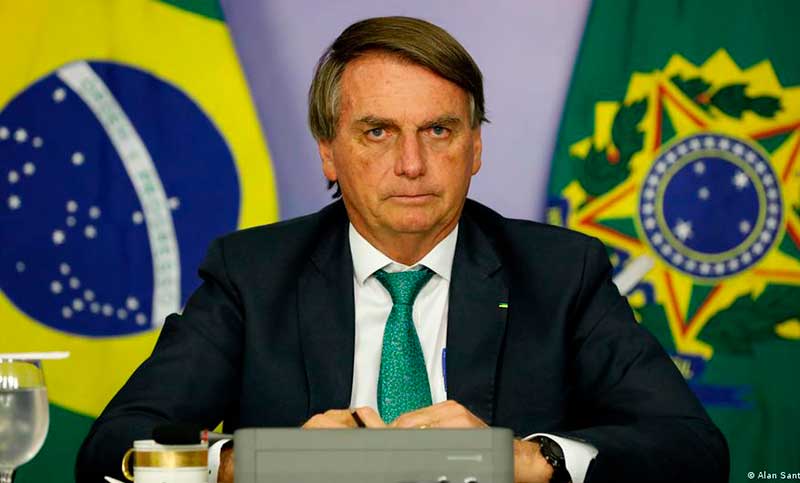 Con un encendido discurso, Bolsonaro criticó a Lula y al juez electoral