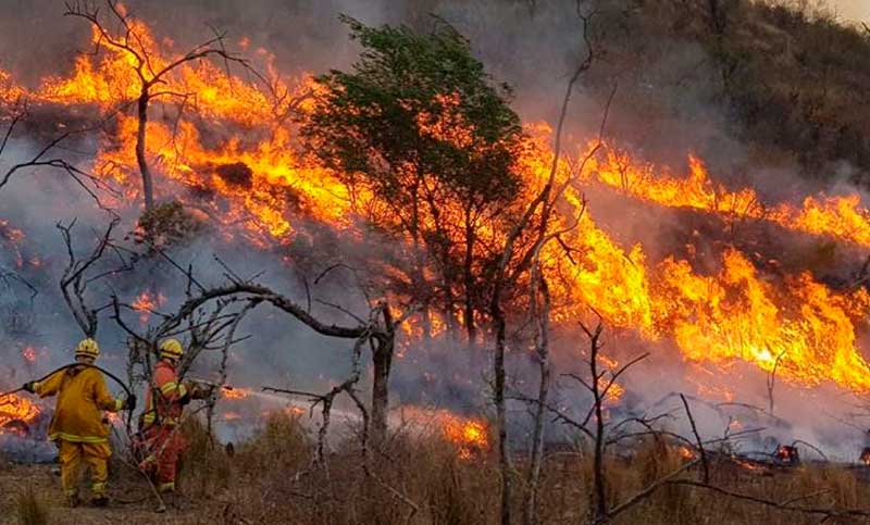Seis provincias registran incendios activos en el país