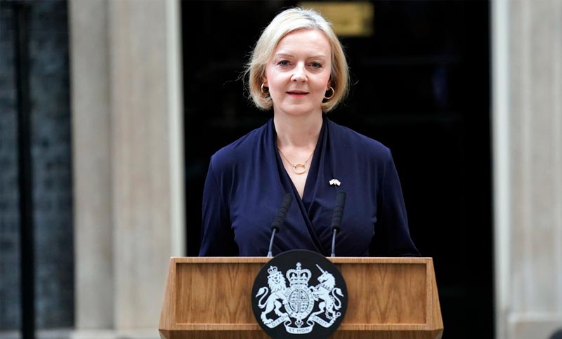 A 44 días de su asunción, Liz Truss renunció a su cargo como primera ministra