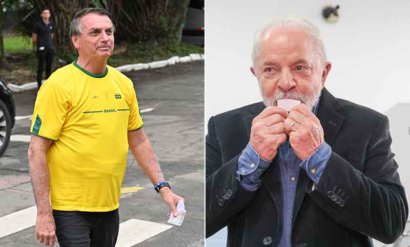 Votaron Lula y Bolsonaro: crece la expectativa por los resultados y una definición en primera vuelta