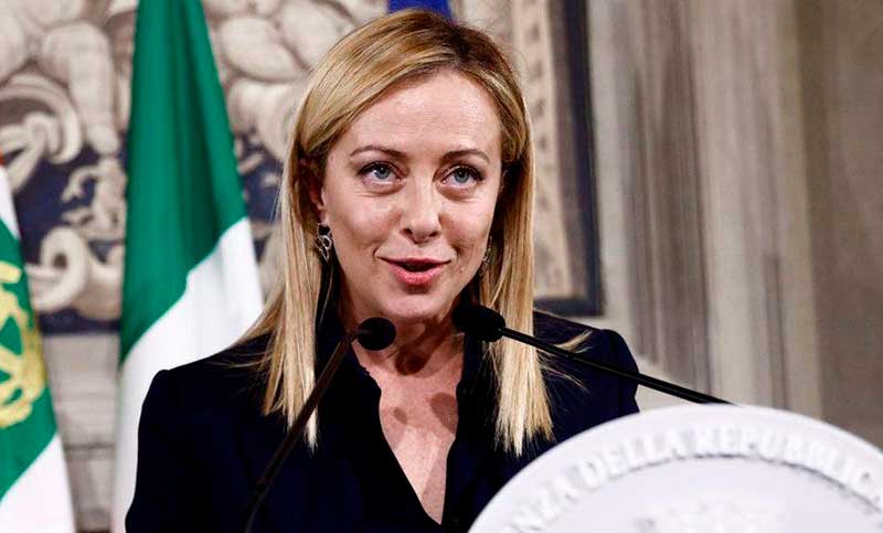 Giorgia Meloni juró como primera ministra de Italia