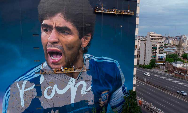 Juanse, Dani Stone y otros artistas estarán en la inauguración del mural en homenaje a Diego Maradona este domingo