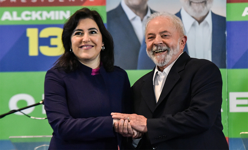 Votó la senadora Tebet, que salió tercera en la primera vuelta: «Es el día más importante de nuestra generación»