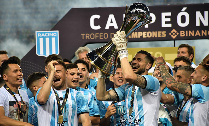 Racing venció a Boca con un gol agónico y se quedó con el Trofeo de Campeones