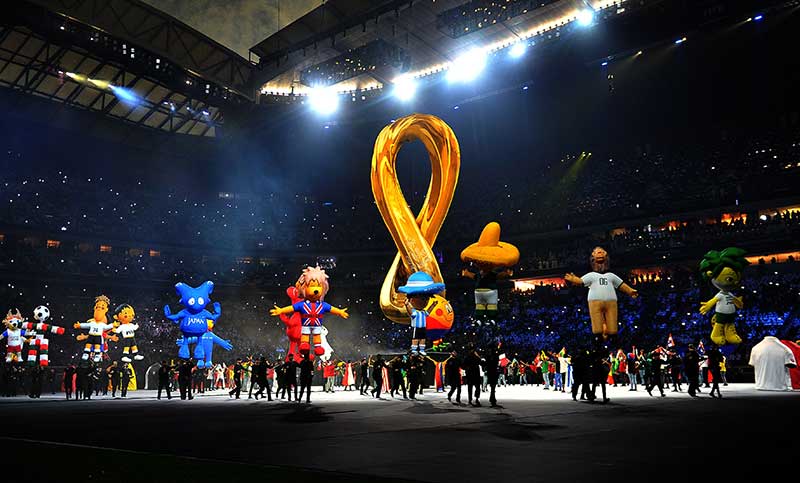 Comenzó el Mundial de Qatar con una deslumbrante ceremonia inaugural