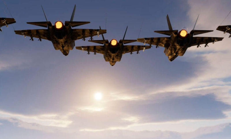 Corea del Sur despliega cazas de combate por una movilización de aviones de guerra norcoreanos