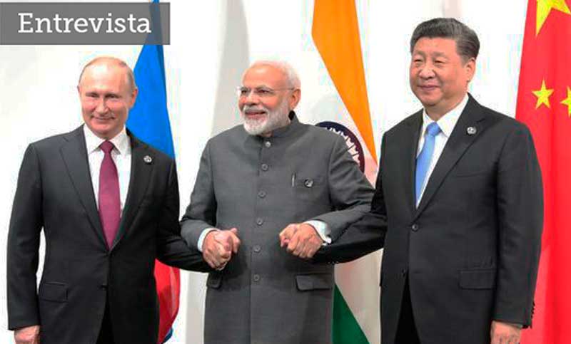 “El mundo financiero teme el poder de convocatoria que encarna el crecimiento de los BRICS”