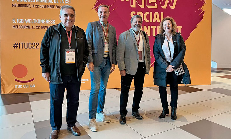 La CGT participa del 5º Congreso de la Confederación Sindical Internacional