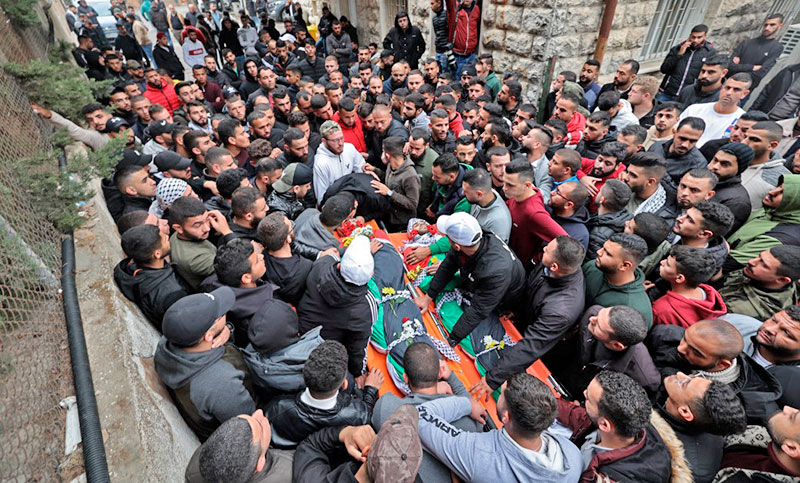 Cuatro palestinos muertos y una israelí herida en Cisjordania