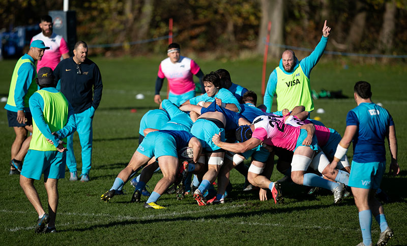 Los Pumas se preparan para enfrentar a Escocia en el cierre de la gira europea