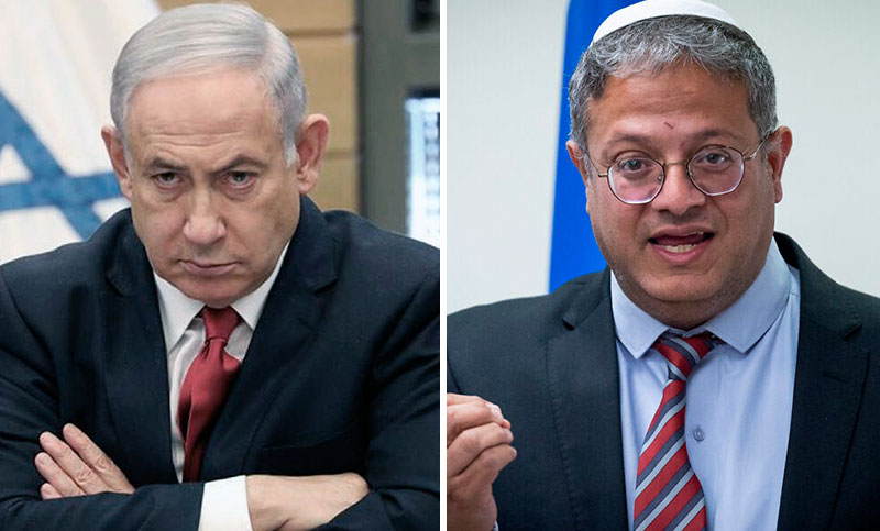 Netanyahu elige a un polémico líder de la ultraderecha israelí como su futuro ministro de Seguridad