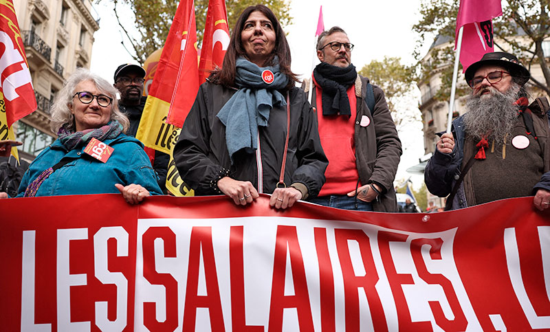 Trabajadores del transporte público de París hacen huelga en reclamo de aumento salarial