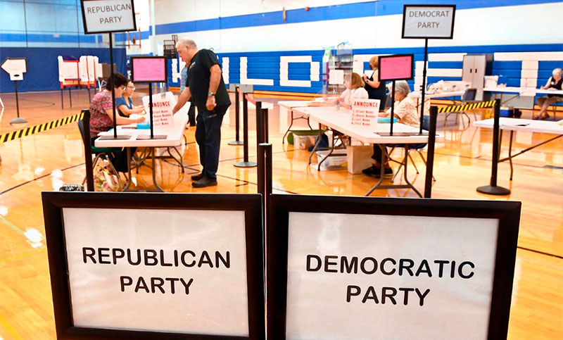 Una nueva encuesta revela interés récord y polarización antes de las elecciones intermedias de Estados Unidos