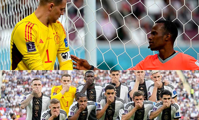 La selección alemana recurrió al TAS por el uso del brazalete inclusivo