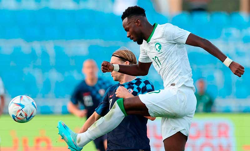 Arabia Saudita, primer rival de la Selección en el Mundial, perdió 1 a 0 con Croacia en su último amistoso