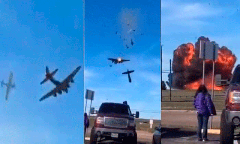 Al menos seis personas murieron tras el choque de dos aviones en Estados Unidos