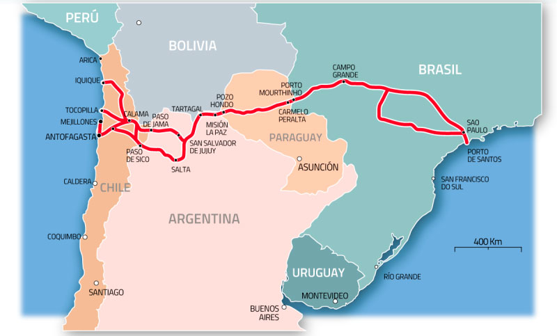 El corredor bioceánico toma forma en Paraguay y busca competirle al canal de Panamá