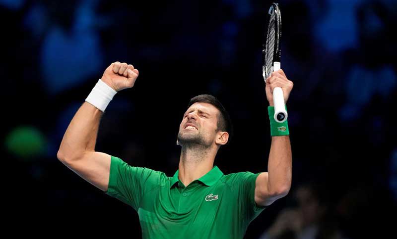 Djokovic venció a Fritz y se instaló en la final del ATP Finals