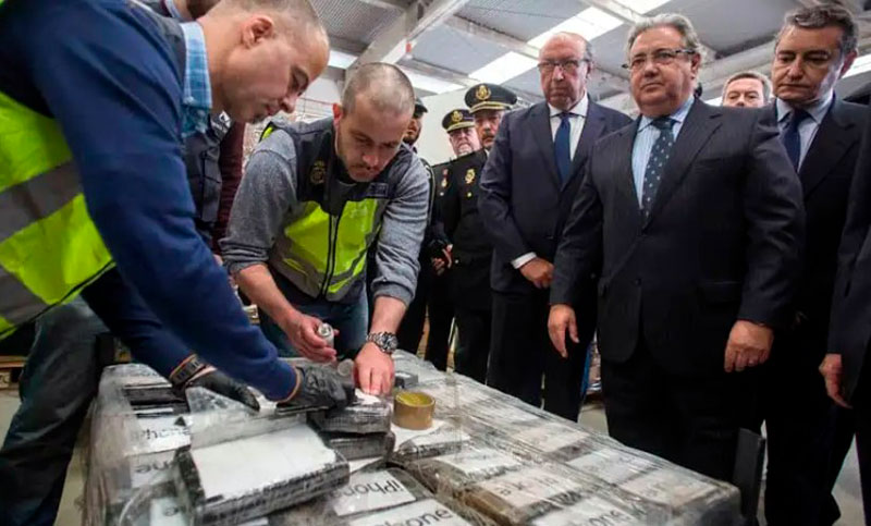 España realiza el mayor decomiso de marihuana de la historia