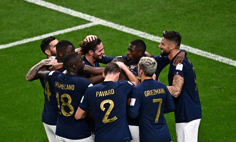 Francia se lució y goleó 4 a 1 a Australia