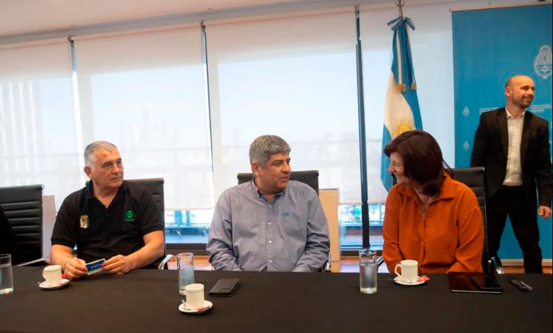 Pablo Moyano se reunió con Kelly Olmos: “Ojalá tengamos un anuncio para los trabajadores”